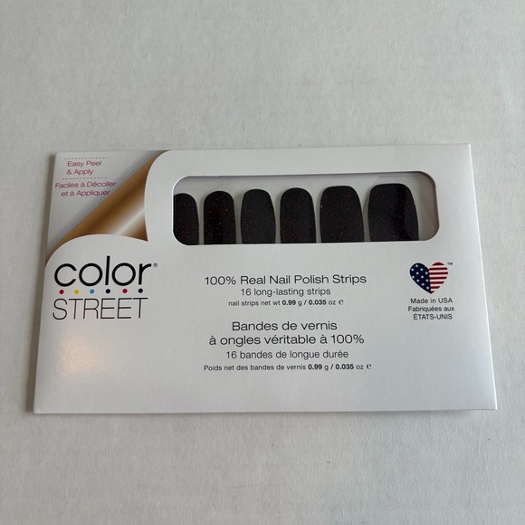 *Retired* Color Street: Russian Around | Crimson Sparkle Fall Autumn Glitter - Picture 3 of 12